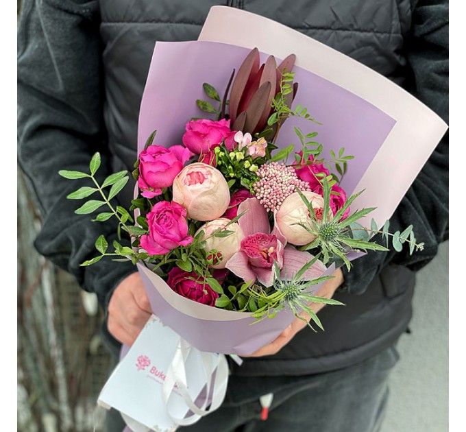 Букет цветов «Шепот сердца»