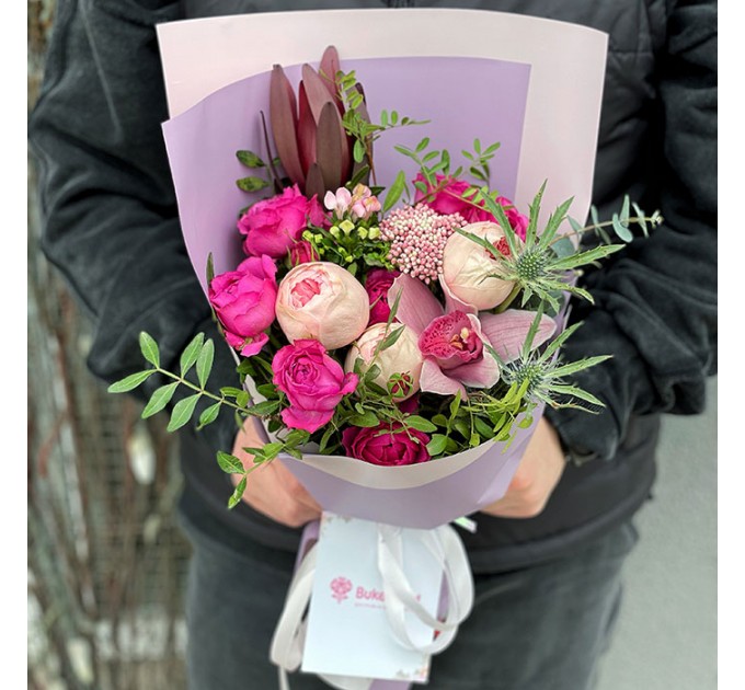 Букет цветов «Шепот сердца»