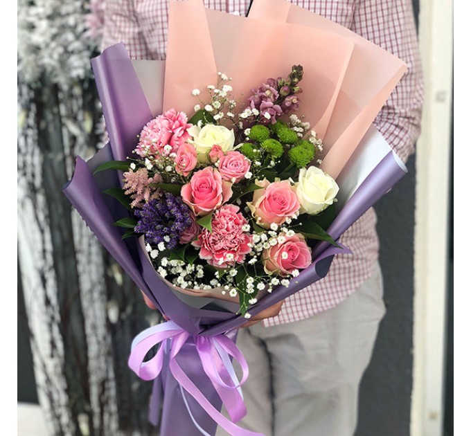 Букет цветов «В плену любви»