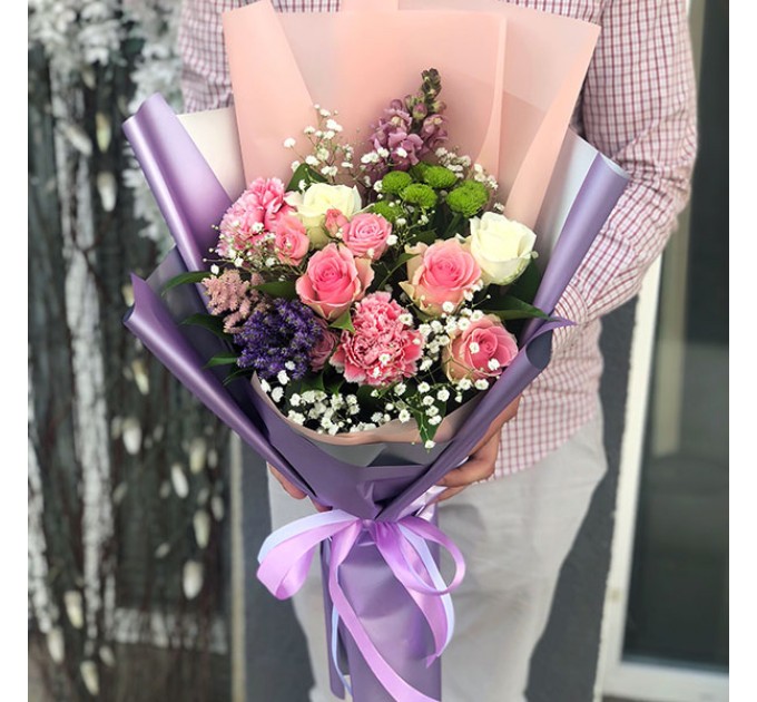 Букет цветов «В плену любви»