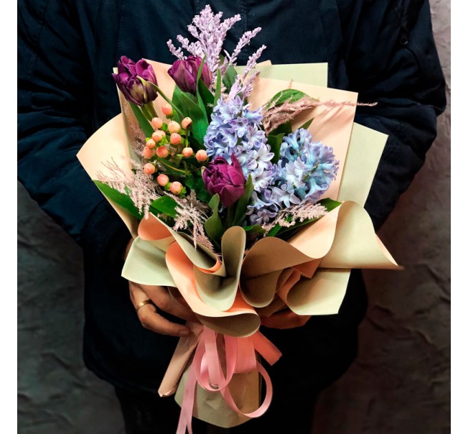 Букет цветов «Весенний»