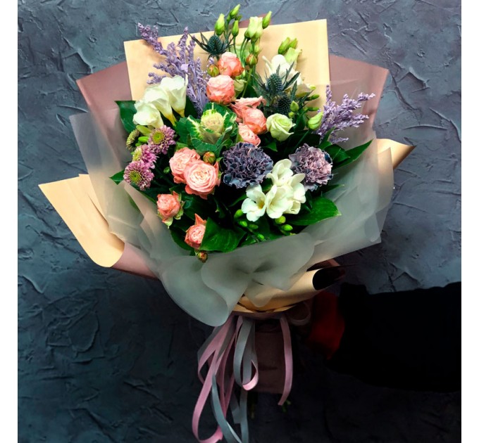 Букет цветов «Воздушный поцелуй»
