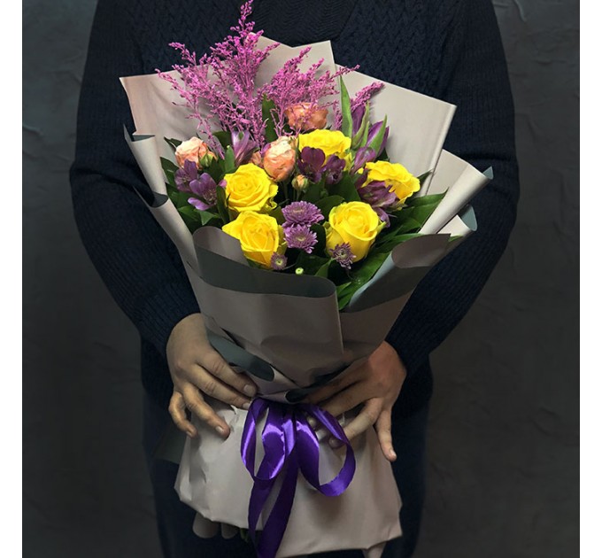 Букет цветов «Время любить»