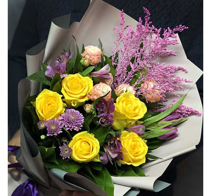 Букет цветов «Время любить»