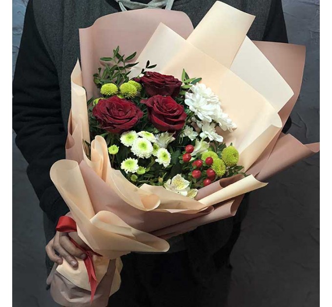 Букет цветов «Я влюблен»