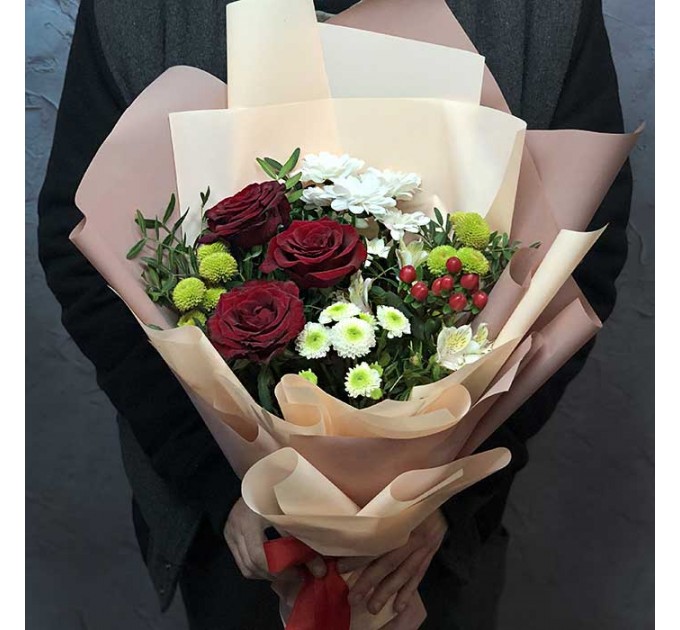 Букет цветов «Я влюблен»