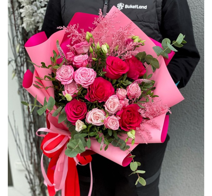 Букет цветов «Яркие лучи»