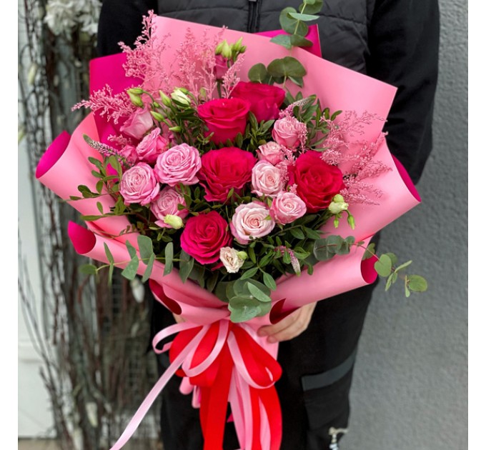 Букет цветов «Яркие лучи»