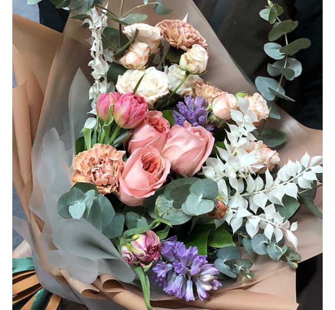 Букет цветов «Закат»