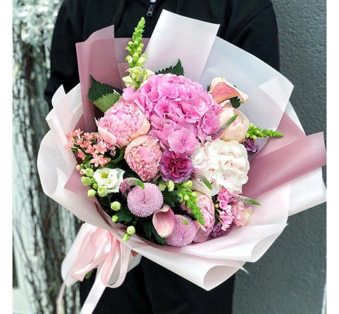 Букет цветов «Жемчуг Росы»