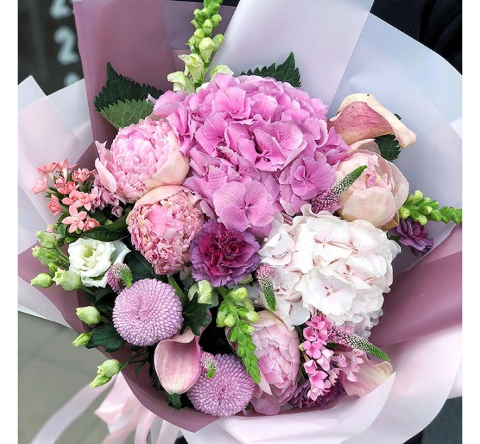 Букет цветов «Жемчуг Росы»