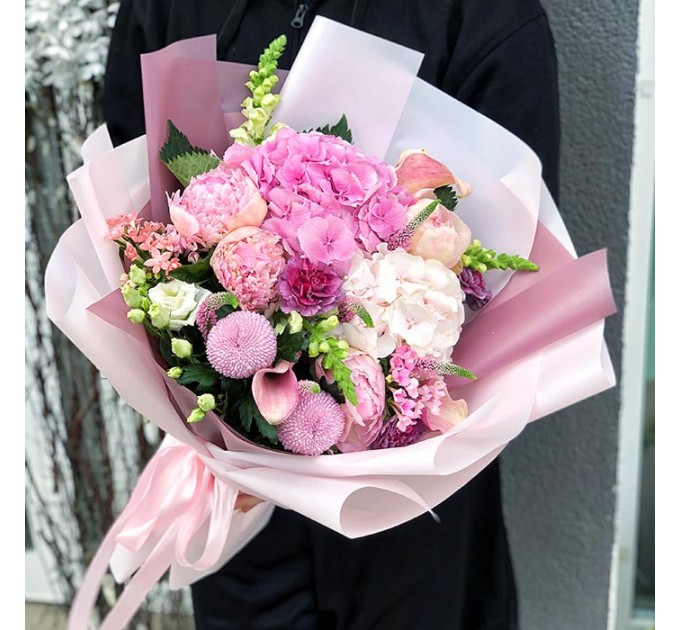 Букет цветов «Жемчуг Росы»