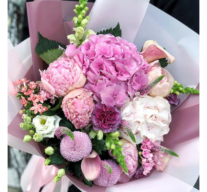 Букет цветов «Жемчуг Росы»