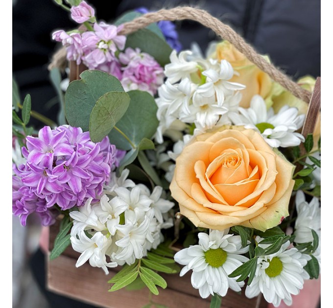 Композиция в деревянном ящике «Angels»