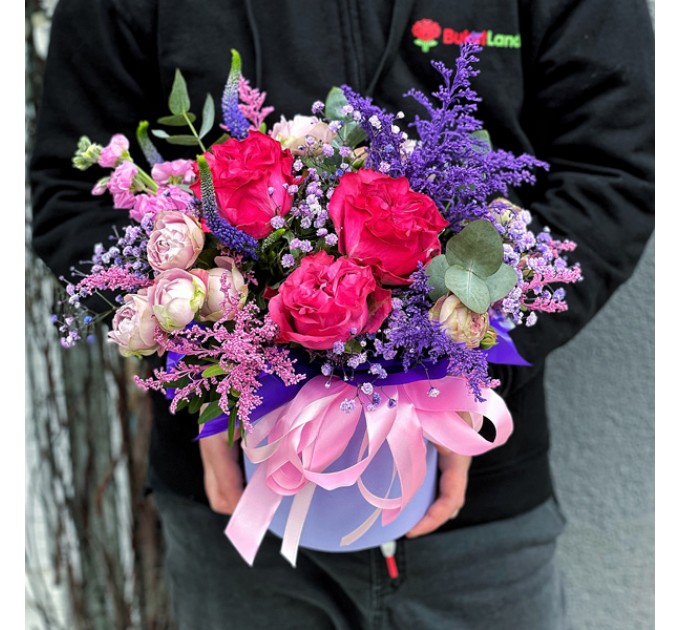 Композиция в коробке «Акварель»