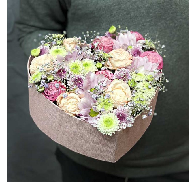 Коробочка с цветами «Аннет»