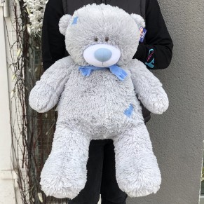 М'яка іграшка «Ведмедик Тедді» 70 см (сірий)