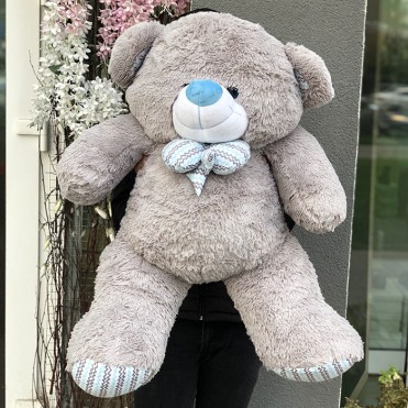 Мягкая игрушка «Мишка Зефир» 120 см (серый)