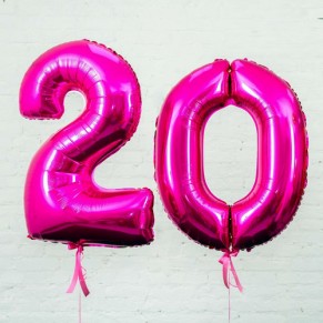 Набір двох великих кульок цифр в асортименті Набір двох великих кульок цифр в асортименті