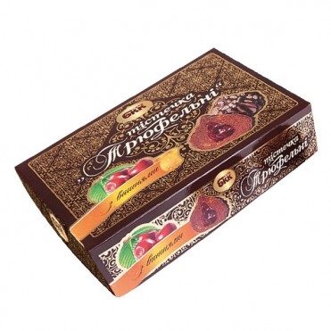 Пирожное БКК Трюфельные с вишнями 450г
