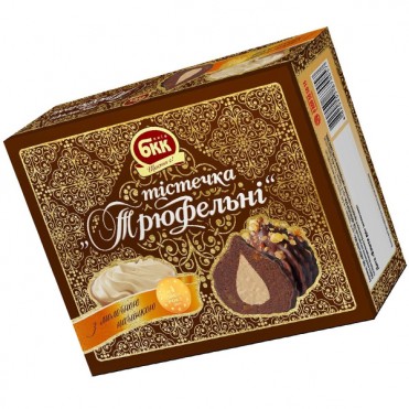 Пирожные БКК Трюфельные с молочной начинкой 450г