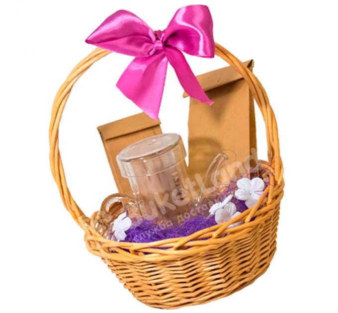 Подарочная корзина «Чайная роза»