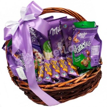 Подарочная корзина «Milka»