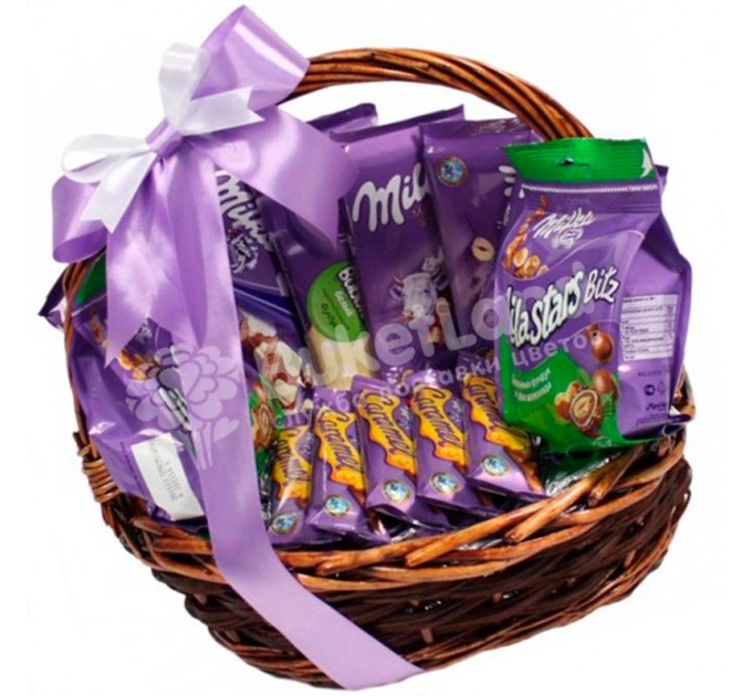 Подарочная корзина «Milka»