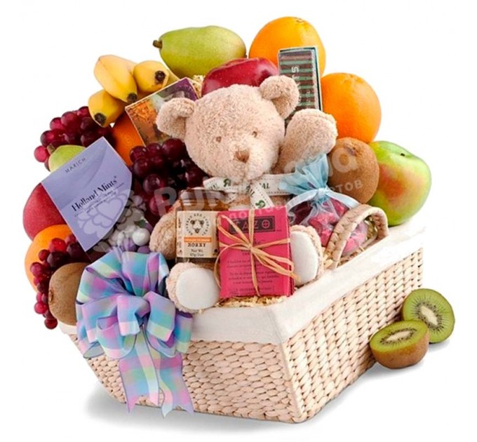 Подарочная корзина «С игрушкой»