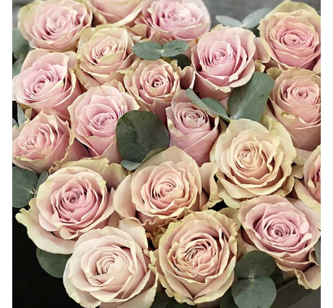 Сердце с эквадорскими розами «Джульетта»