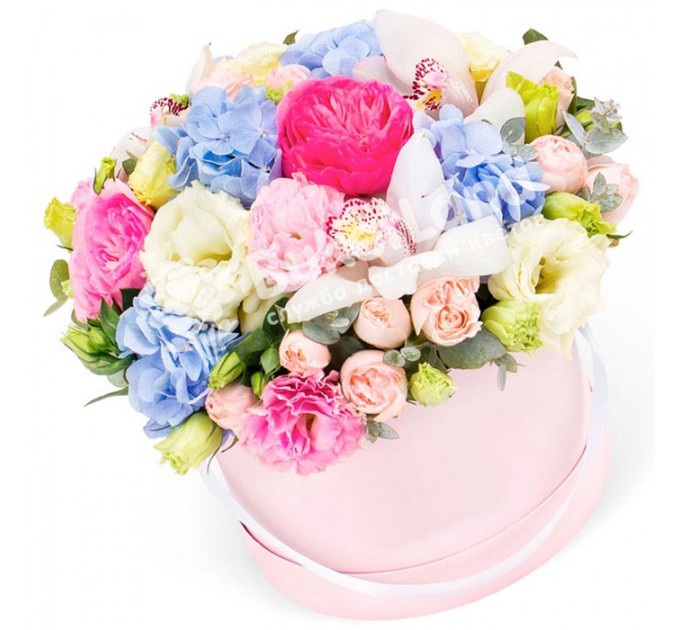 Шляпная коробка с экзотикой | размер L