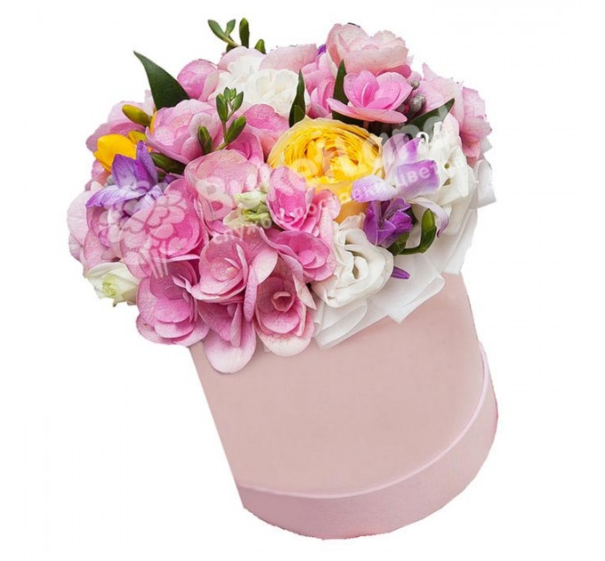 Шляпная коробка с экзотикой | размер S