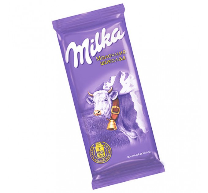 Шоколад Milka молочный без добавок 90г
