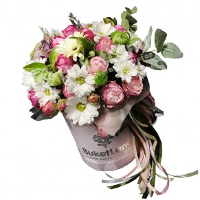 Квіти в капелюшної коробки