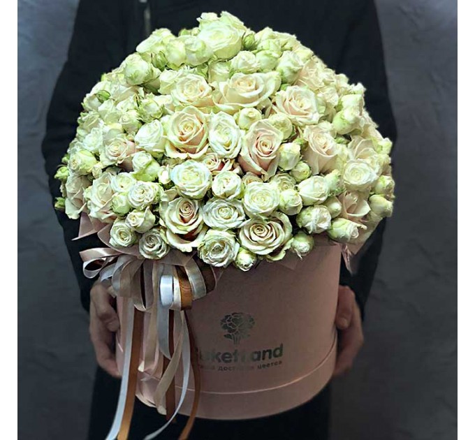 Цветы в шляпной коробке «Перевоплощение»