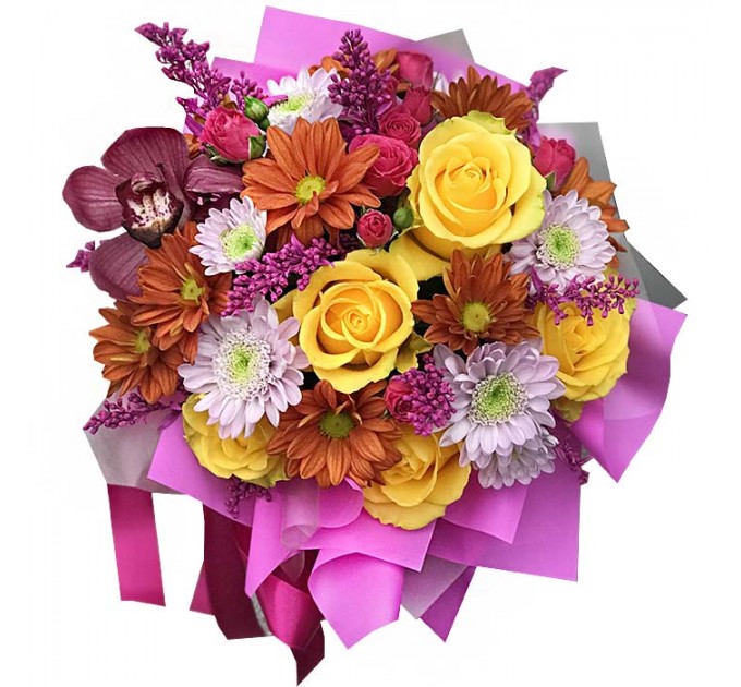 Цветы в шляпной коробке «Тиффани»