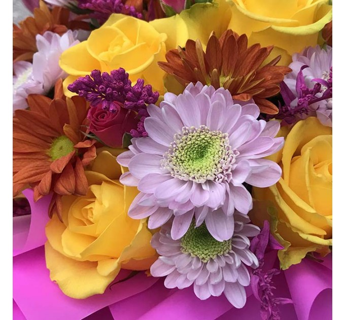 Цветы в шляпной коробке «Тиффани»