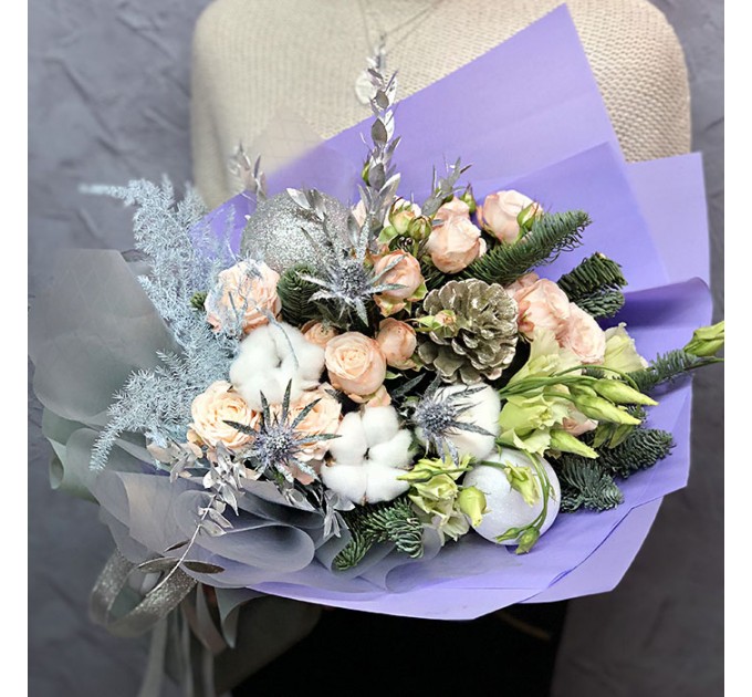 Зимний букет «Морозное утро»