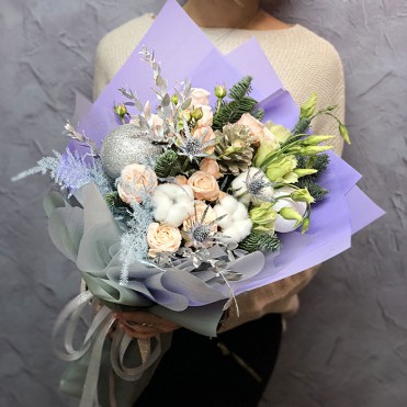 Зимний букет «Морозное утро»