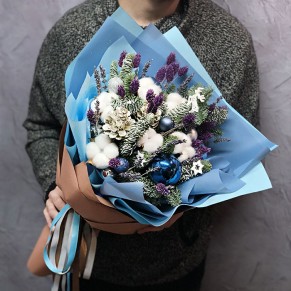 Зимний букет «Снегурочке»