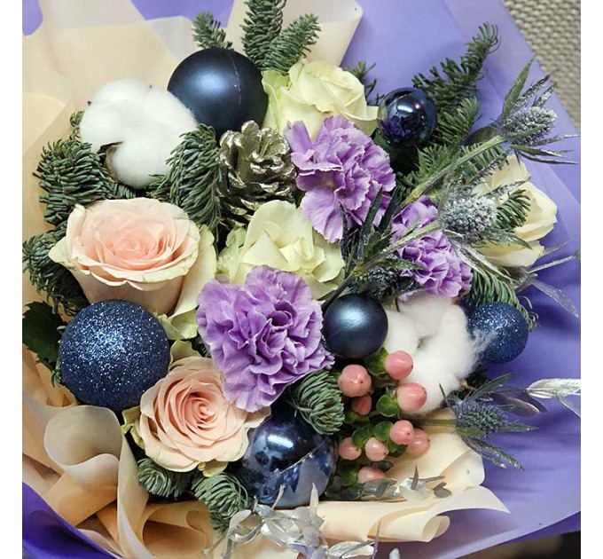 Зимний букет «Зефир»