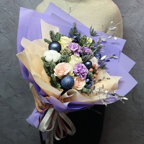 Зимний букет «Зефир»