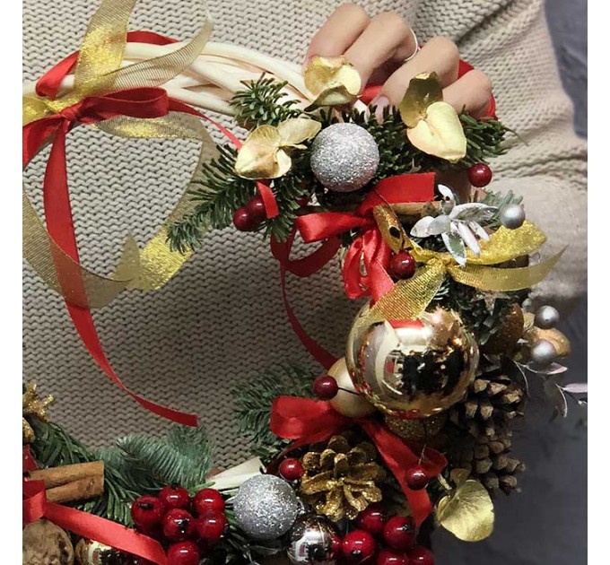 Зимний веночек «Новогодний»