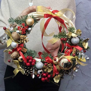 Зимний веночек «Новогодний»