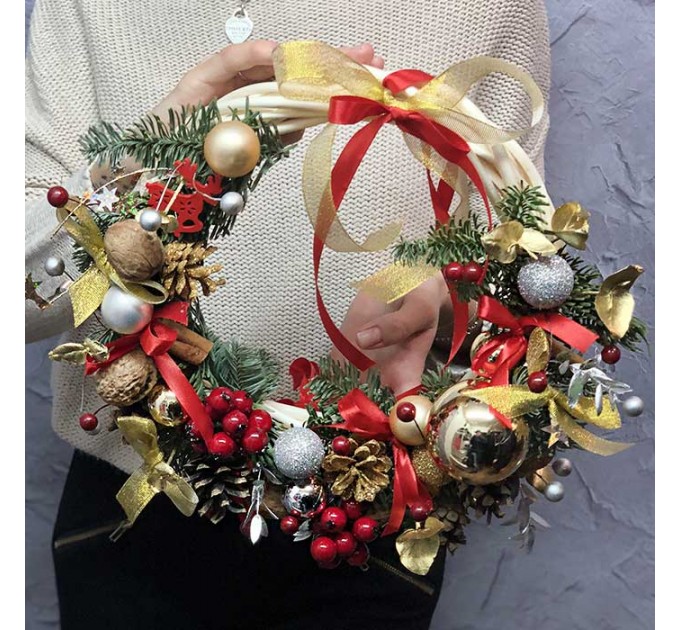 Зимний веночек «Новогодний»