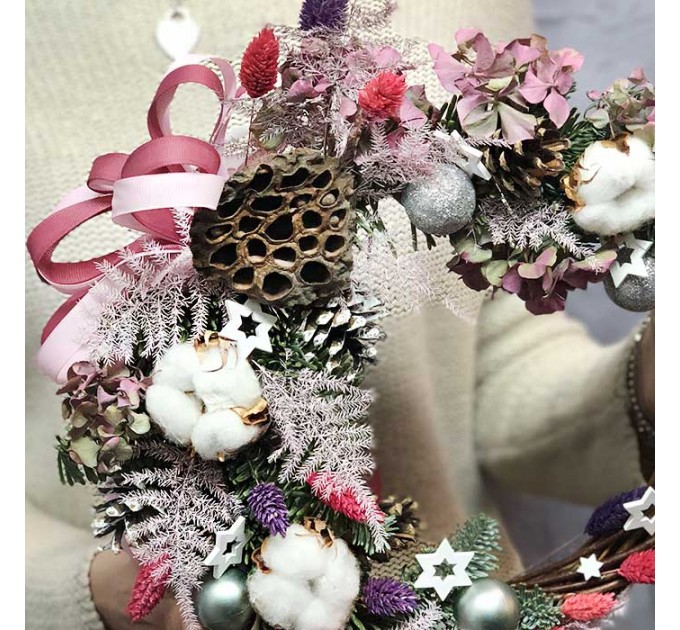 Зимний веночек «Румянец»