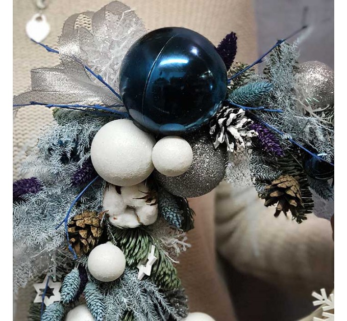 Зимний веночек «Снежные просторы»