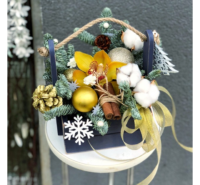 Зимняя композиция «C наступающим!»