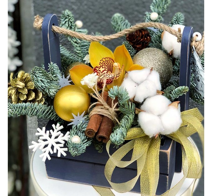 Зимняя композиция «C наступающим!»