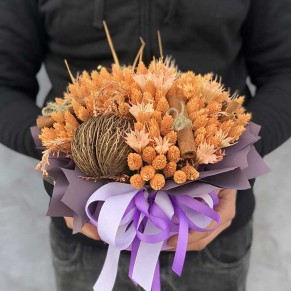 Зимняя композиция «Мандарин»